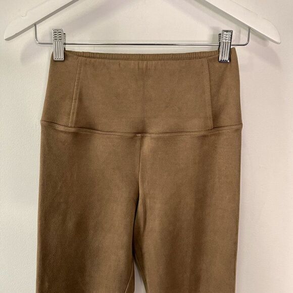 Aritzia Wilfred Free Daria Tan Faux Suede Leggings - Picture 6 of 6